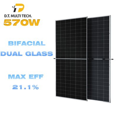 Mono bifaciální solární panel